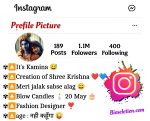 Krishna bio for instagram for Boys