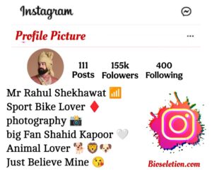 Instagram Bio For Rajput Boys