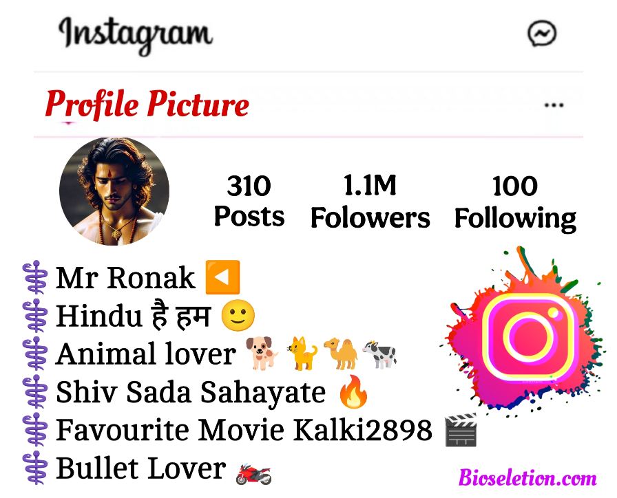 Instagram Bio For Hindu Boys